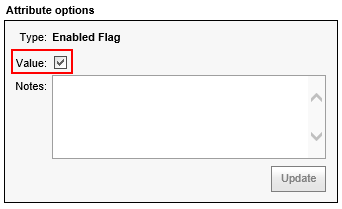 Value field (online payments)
