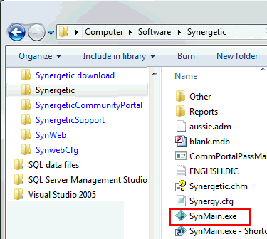 Windows Explorer - Synergetic folder with file extensions