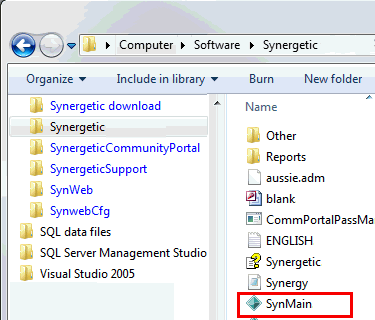 Windows Explorer - Synergetic folder with NO file extensions