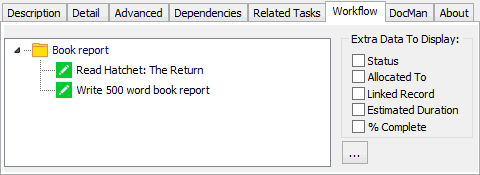 Workflow sub-tab (Community Maintenance - Action Centre tab)